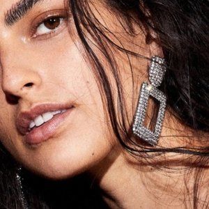 Free people Captain Rhinestones Earrings New